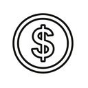 icon_finance_dollar_sign_outline icon preview
