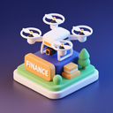 icon_finance_drone_3d_isometric icon preview