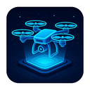 icon_finance_drone_futuristic icon preview