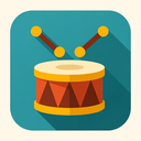 icon_finance_drum_flat_design icon preview