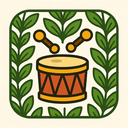 icon_finance_drum_organic_pattern icon preview