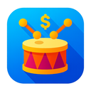 icon_finance_drum_vibrant_colors icon preview