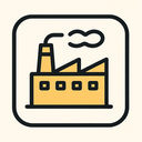 icon_finance_factory_thin icon preview