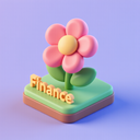 icon_finance_flower_3d_isometric icon preview