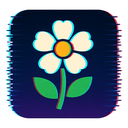 icon_finance_flower_digital_glitch icon preview