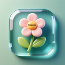 icon_finance_flower_glassy icon preview