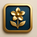 icon_finance_flower_metallic icon preview