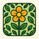 icon_finance_flower_organic_pattern icon preview