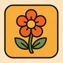 icon_finance_flower_retro icon preview