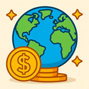 icon_finance_globe_playful icon preview