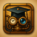 icon_finance_graduation_cap_steampunk icon preview