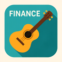 icon_finance_guitar_flat_design icon preview