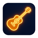 icon_finance_guitar_glow_effect icon preview