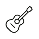 icon_finance_guitar_minimal_outline icon preview