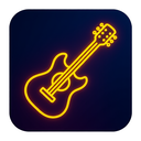 icon_finance_guitar_neon icon preview
