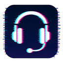 icon_finance_headphones_digital_glitch icon preview