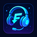 icon_finance_headphones_futuristic icon preview