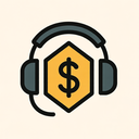 icon_finance_headphones_geometric icon preview
