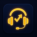 icon_finance_headphones_glow_effect icon preview