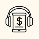 icon_finance_headphones_line_art icon preview