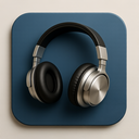 icon_finance_headphones_metallic icon preview