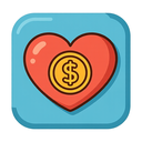 icon_finance_heart_cartoon icon preview