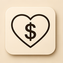 icon_finance_heart_elegant icon preview