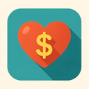 icon_finance_heart_flat_design icon preview