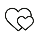 icon_finance_heart_minimal_outline icon preview