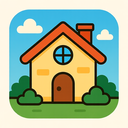 icon_finance_house_cartoon icon preview