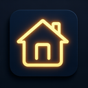 icon_finance_house_glow_effect icon preview