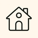 icon_finance_house_minimal_outline icon preview