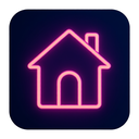 icon_finance_house_neon icon preview