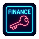 icon_finance_key_neon icon preview