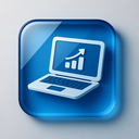 icon_finance_laptop_glassy icon preview