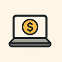 icon_finance_laptop_symmetrical icon preview