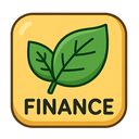 icon_finance_leaf_cartoon icon preview