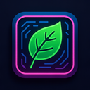 icon_finance_leaf_cyberpunk icon preview