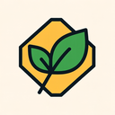 icon_finance_leaf_geometric icon preview