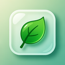 icon_finance_leaf_glassy icon preview