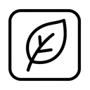 icon_finance_leaf_monochrome icon preview