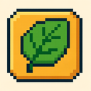 icon_finance_leaf_pixel_art icon preview