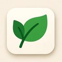 icon_finance_leaf_rounded icon preview