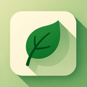 icon_finance_leaf_shadow_effect icon preview