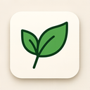 icon_finance_leaf_thin icon preview