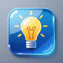 icon_finance_light_bulb_glassy icon preview