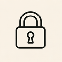 icon_finance_lock_thin icon preview