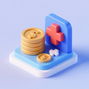 icon_finance_medical_cross_3d_isometric icon preview
