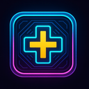 icon_finance_medical_cross_cyberpunk icon preview