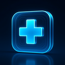 icon_finance_medical_cross_futuristic icon preview